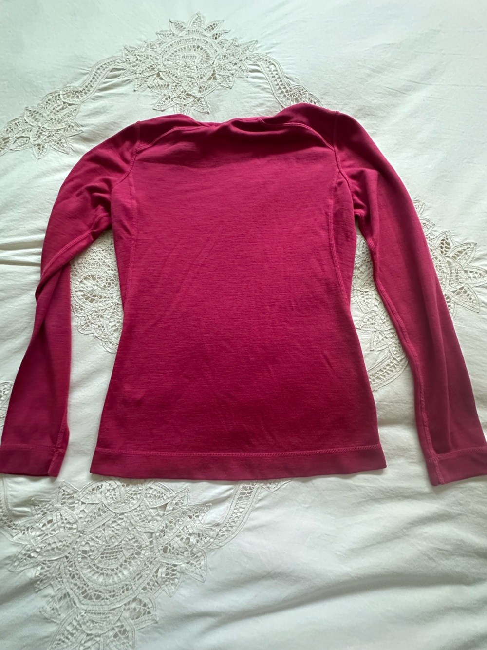 Smartwool Raspberry Base Long sleeve, XS - Picture 10 of 13